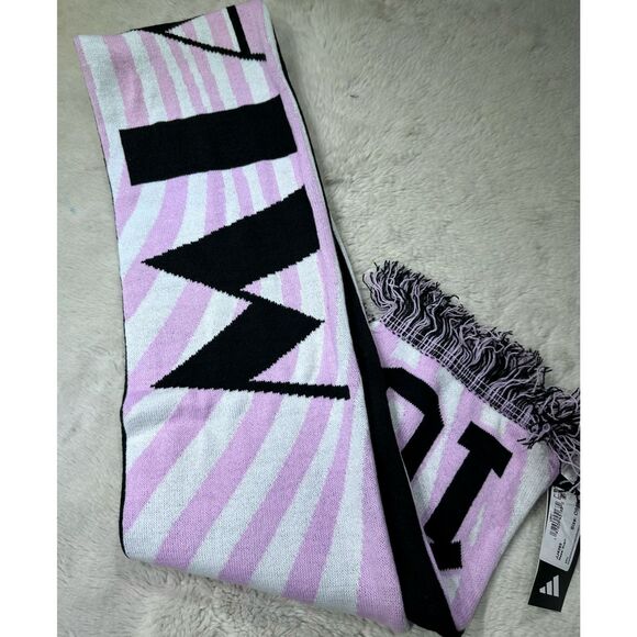 Adidas Lionel Messi Inter Miami Football Club Pink/Black Scarf soccer football - Picture 2 of 8